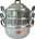 07860203: Aluminium Steam Cooker 22cm