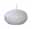 09133476: White Floating Candles 4H 25pc 1pc 