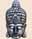 09101834: MASK BOUDDHA SILVER 30 CM